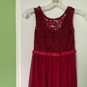 Flower girl dress worn once. Bought at David's bridal.